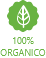 Icono de 100% orgánico