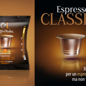 imagen de packaging de capsulas compatibles espresso classico