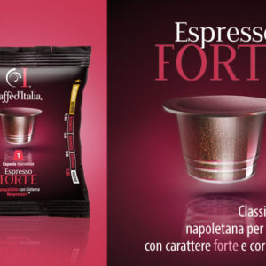 imagen de packaging de capsulas compatibles espresso forte